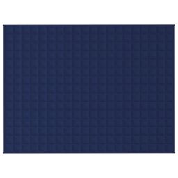 Berkfield Home Weighted Blanket Blue 150x200 cm 7 kg Fabric - thumbnail 3