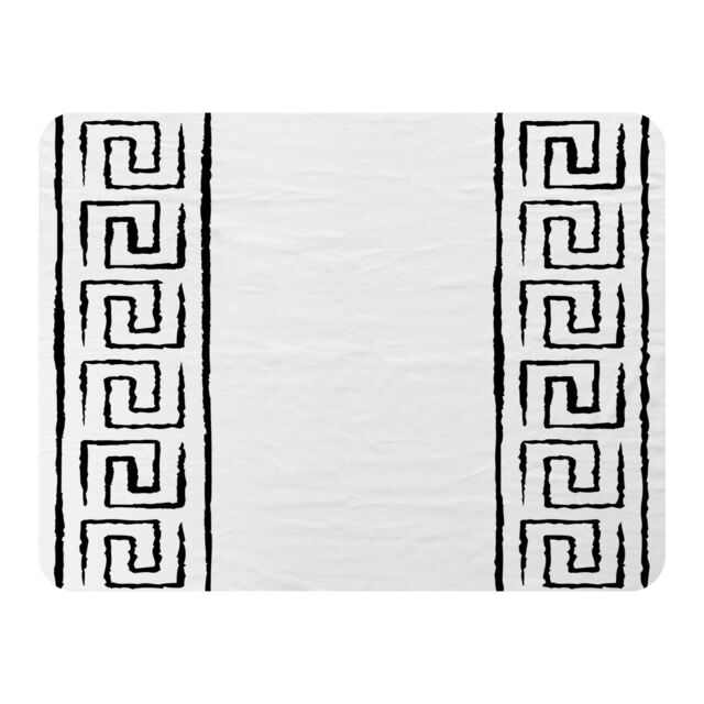 Benjamin Tate Design Egyptian Pattern Blanket in Natural - Size: 120 cm ...