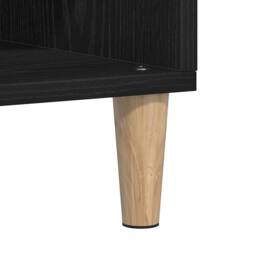 Berkfield Home Black Oak Sideboard 103.5x35x70 cm Made of Engineered Wood - thumbnail 9
