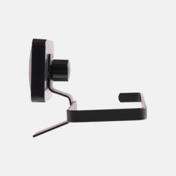 OHS Suction Toilet Roll Holder Tissue Paper Organiser Rust Resistant in Black - thumbnail 4