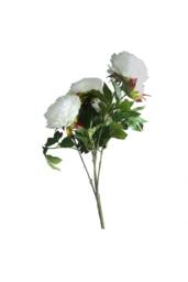 KDMD Cream Peony Bunch White Artificial Flowers - thumbnail 6