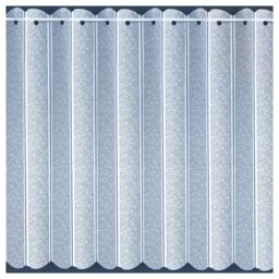 Tyrone Textiles White Plain Textured Voile Louvre Vertical Pleated Window Blind Panel - Size: 183 cm width x 122 cm drop - thumbnail 4