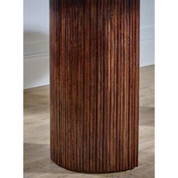 IH Design Tilden Mango Wood Console Table With Marble Top & Metal Legs in White - thumbnail 9