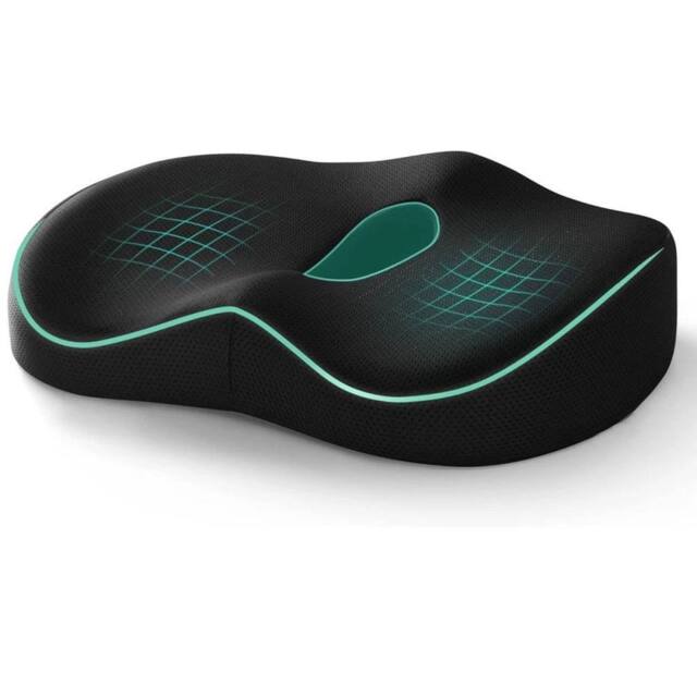 Kelvenix Orthopaedic Chair Seat Cushion in Black - Size: 100 cm x 190 cm - image 1