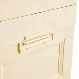 Living and Home 2 Tier Folding Wardrobe Storage Bins with Doors in Cream - thumbnail 8