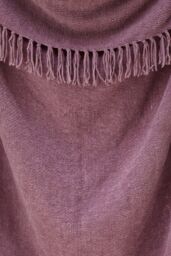 Appletree 'Chenille Throw' Textured Throw in Purple - Size: 130 cm x 180 cm - thumbnail 5