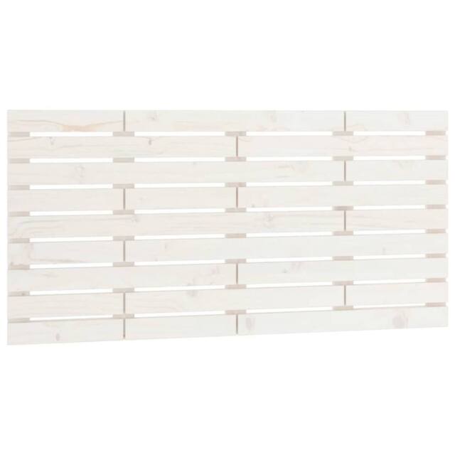 Berkfield Home Wall Headboard White 146x3x63 cm Solid Wood Pine - Size: 146 x 3 x 63 cm - image 1