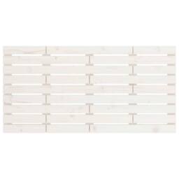 Berkfield Home Wall Headboard White 146x3x63 cm Solid Wood Pine - Size: 146 x 3 x 63 cm - thumbnail 4