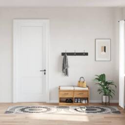 Berkfield Home Rug Washable 80x300 cm Multicolour Anti Slip - Size: 100 cm diameter - thumbnail 2