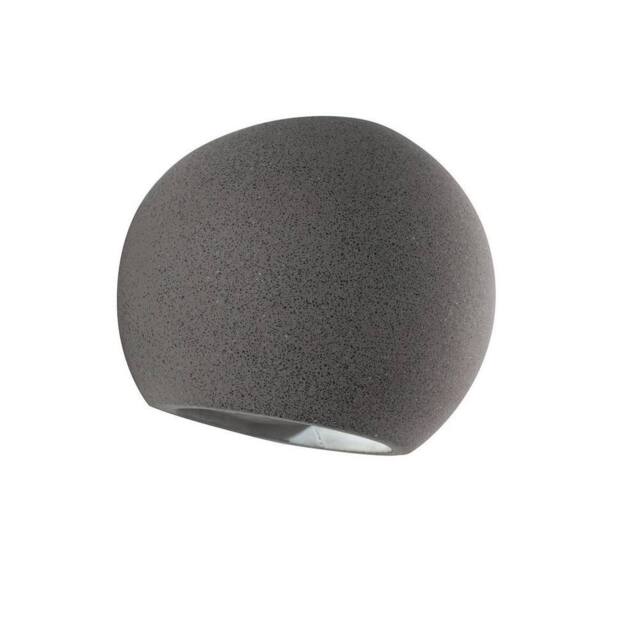 Netlighting MOSES Plaster Wall Light Grey 15.5x12.5x11.5cm - Size: 15.5x12.5x11.5 cm - image 1