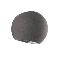 Netlighting MOSES Plaster Wall Light Grey 15.5x12.5x11.5cm - Size: 15.5x12.5x11.5 cm - thumbnail 1