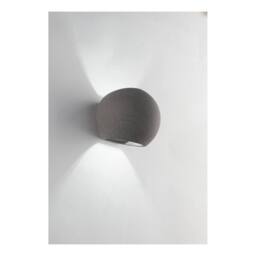 Netlighting MOSES Plaster Wall Light Grey 15.5x12.5x11.5cm - Size: 15.5x12.5x11.5 cm - thumbnail 2