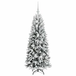 Berkfield Home Green Artificial Christmas Tree with 150 LEDs White 53 x 53 x 120 cm - thumbnail 4