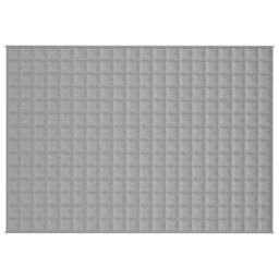 Berkfield Home Weighted Blanket Grey 140x200 cm Single 10 kg Fabric - thumbnail 3