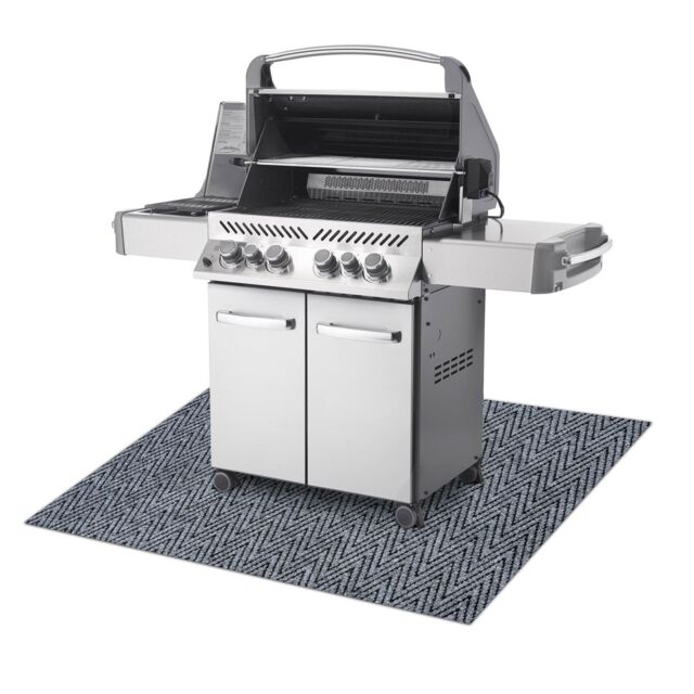 RugsX Magnus 2954 Protective Rug in Grey - Size: 100 cm x 120 cm - image 1