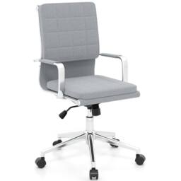 Costway Home Office Chair Ergonomic Computer Desk Chair w/Rocking Backrest in Grey - thumbnail 3