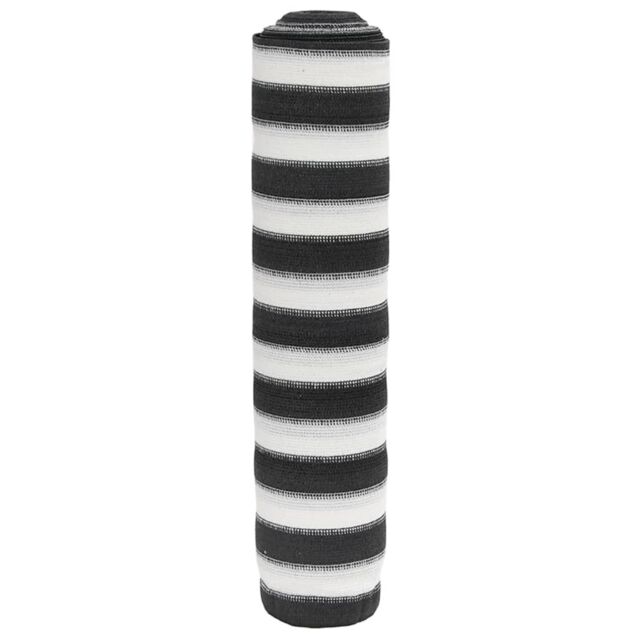 Berkfield Home Privacy Net Anthracite & White 1.5x50 m HDPE 75 g/m¬≤ in Black - image 1