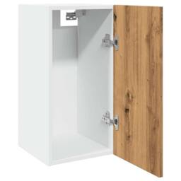 Berkfield Home Hanging Cabinet Lyon Artisan Oak 30x31x60 cm Engineered Wood in Brown - Size: 30 x 31 x 60 cm - thumbnail 5