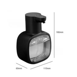 KORVIXA 500ml Touchless Liquid Soap Dispenser in Black - thumbnail 2