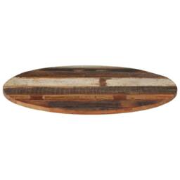 Berkfield Home Round Table Top 70 cm 15-16 mm Solid Reclaimed Wood - thumbnail 3