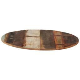Berkfield Home Round Table Top 70 cm 15-16 mm Solid Reclaimed Wood - thumbnail 1