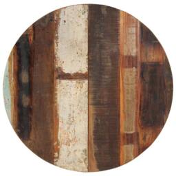 Berkfield Home Round Table Top 70 cm 15-16 mm Solid Reclaimed Wood - thumbnail 2