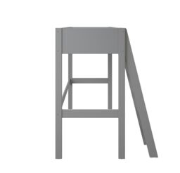 Noomi Tera Solid Wood High Sleeper Bed in Grey - Size: EU Single - thumbnail 7