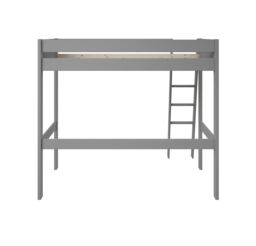 Noomi Tera Solid Wood High Sleeper Bed in Grey - Size: EU Single - thumbnail 8