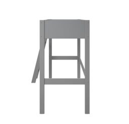 Noomi Tera Solid Wood High Sleeper Bed in Grey - Size: EU Single - thumbnail 9