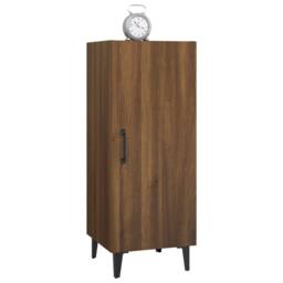 Berkfield Home Sideboard Brown Oak 34.5x34x90 cm Engineered Wood - thumbnail 5