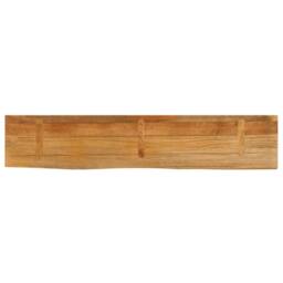Berkfield Home Table Top Live Edge 180x20x3.8 cm Solid Wood Mango in Brown - thumbnail 5