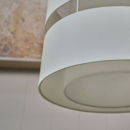 ValueLights Sophia Small 26cm Drum Easy Fit Ceiling Light Lamp Shade with Bulb in Cream - Size: 10 inches - thumbnail 8