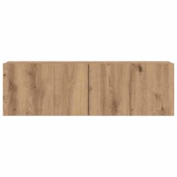 Berkfield Home 7 Piece TV Cabinet Set Wall-mounted Artisan Oak Engineered Wood in Brown - thumbnail 5