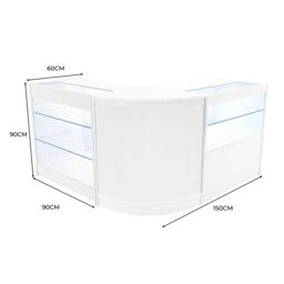 Monstershop Hera LED Shop Counter Set K900, C900 & CM60 - White - thumbnail 3