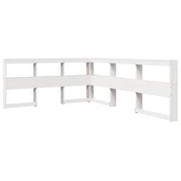 Berkfield Home Bookcase Bed without Mattress White 160x200 cm Solid Wood Pine - thumbnail 6
