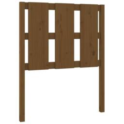 Berkfield Home Beautiful Bed Headboard Honey Brown 80.5x4x100 cm Solid Wood Pine - thumbnail 3
