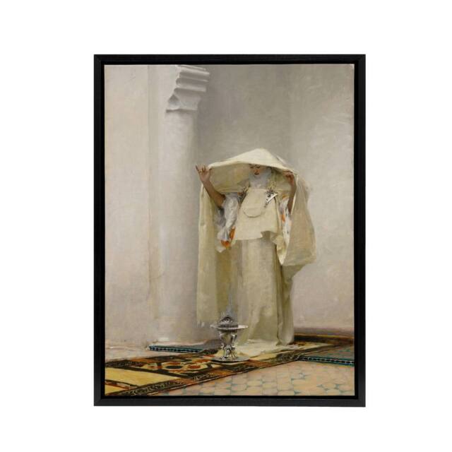 "Artery8 Smoke of Ambergris John Singer Sargent Framed Canvas Wall Art Print - Size: W12"" x H16""" - image 1