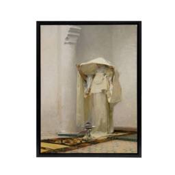"Artery8 Smoke of Ambergris John Singer Sargent Framed Canvas Wall Art Print - Size: W12"" x H16""" - thumbnail 1
