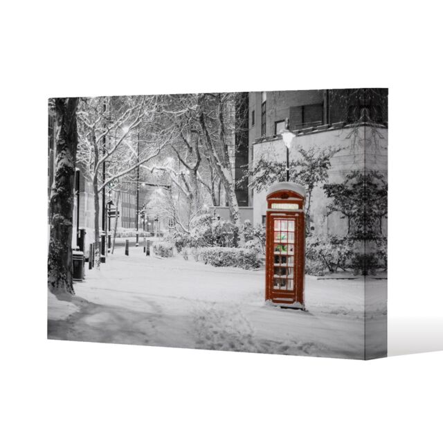 Benjamin Tate Design London snow (canvas) / 127 x 101 x 4 cm in Natural - image 1
