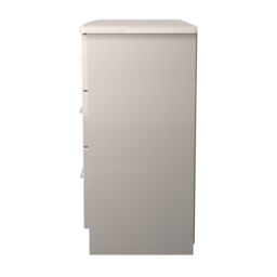 Ready Assembled 2 U Lyon 6 Drawer Midi Chest (Ready Assembled) in Taupe - Size: Large - thumbnail 3