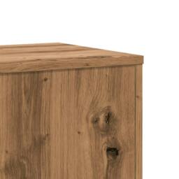Berkfield Home Plant Stands 2 pcs Artisian Oak 33x33x100 cm Engineered Wood in Brown - Size: 33 x 33 x 100 cm - thumbnail 8