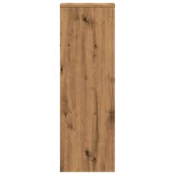 Berkfield Home Plant Stands 2 pcs Artisian Oak 33x33x100 cm Engineered Wood in Brown - Size: 33 x 33 x 100 cm - thumbnail 6