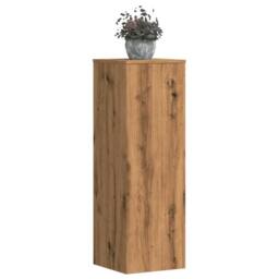 Berkfield Home Plant Stands 2 pcs Artisian Oak 33x33x100 cm Engineered Wood in Brown - Size: 33 x 33 x 100 cm - thumbnail 2