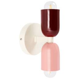 Wyld and Coco Set of 2 Multicolour Up-Down Iron Wall Lamps - thumbnail 4