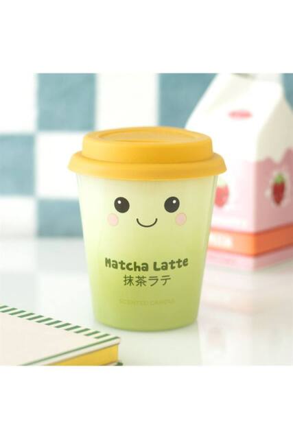 KDMD Matcha Latte Scented Candle - Kawaii Green Takeaway Cup Gift - image 1