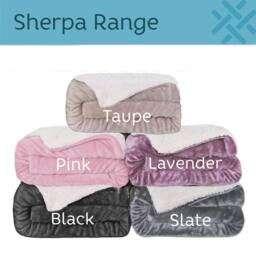 Duncan Stewart Personalised Sherpa Lined Snuggle Blanket in Grey - thumbnail 2