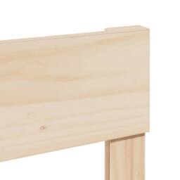 Berkfield Home Bed Frame without Mattress 140x190 cm Solid Wood Pine in Light Brown - thumbnail 9