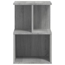 Berkfield Home Elegant Bedside Cabinet Grey Sonoma 35x35x55 cm Engineered Wood - Size: 35 x 35 x 55 cm - thumbnail 5