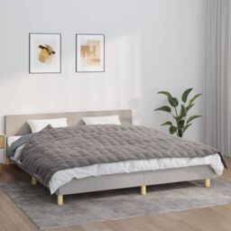 Berkfield Home Weighted Blanket Grey 155x220 cm 7 kg Fabric - thumbnail 1