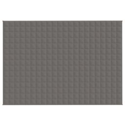 Berkfield Home Weighted Blanket Grey 155x220 cm 7 kg Fabric - thumbnail 3